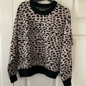 Cheetah Sweater T Tahari Size Large